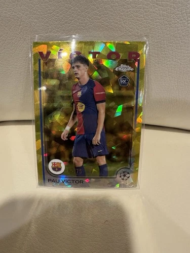 Pau Victor 2024 Topps Chrome Yellow /75