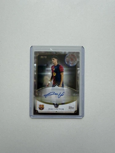 Pau Victor 2024 Topps FC Barcelona 125 anni anniversario Black /10