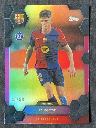 Pau Victor 2023 Topps FC Barcelona Nero /50