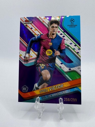 Pau Victor 2024 Topps Finest Purple /299