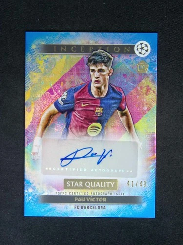 Pau Victor 2024 Topps Inception Blue /49