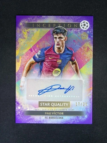 Pau Victor 2024 Topps Inception UEFA /25