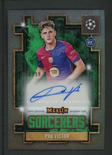 Pau Victor 2025 Topps Merlin Chrome 56/99