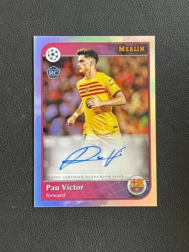 Pau Victor 2024 Topps Merlin Chrome Argento