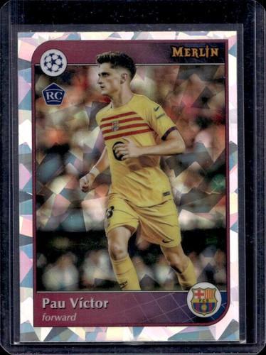 Pau Victor 2024 Topps Merlin Chrome Atomic Refractor #43
