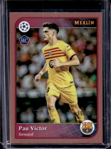 Pau Victor 2024 Topps Merlin Chrome Pink Refractor /250