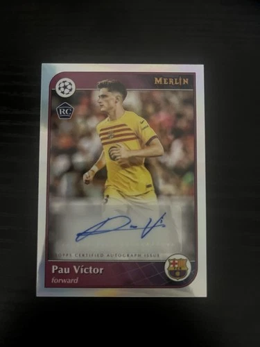 Pau Victor 2024 Topps Merlin Chrome Refractor