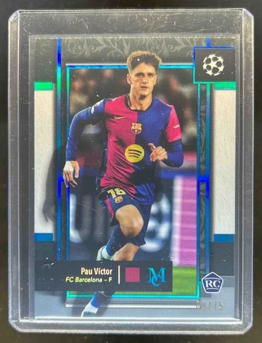 Pau Victor 2024 Topps Museum Zaffiro /75