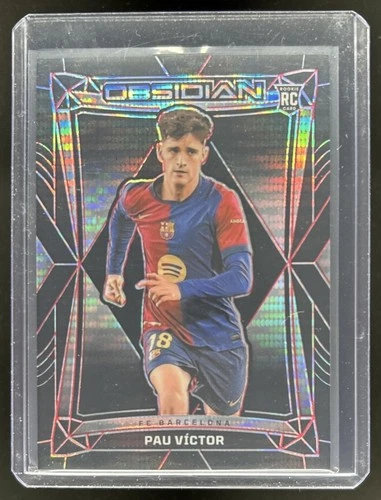 Pau Victor 2024 Panini Obsidian Electric Etch Red Pulsar /44