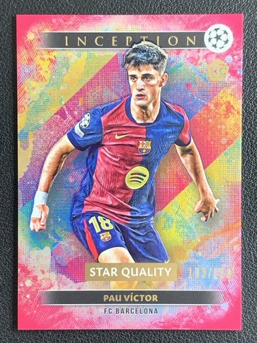 Pau Victor 2024 Topps Inception UCC Magenta Foil /150