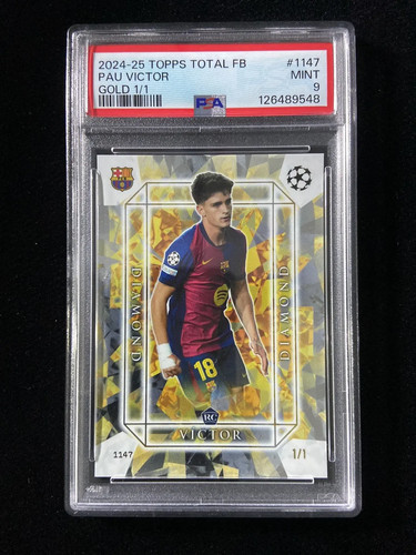 Pau Victor 2024 Topps Total FB UEFA Diamond Gold 1/1