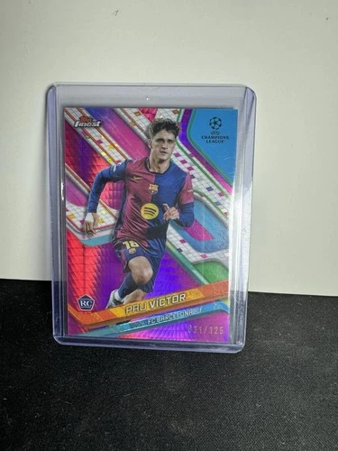 Pau Victor 2024 Topps UCC Finest Pink /125