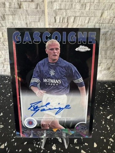 Paul Gascoigne 2024 Topps Chrome Black Sapphire /10