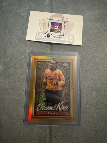 Paul Ince 2025 Topps Chrome Gold Refractor /50