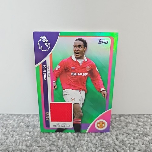 Paul Ince 2026 Topps Premier League Green /99