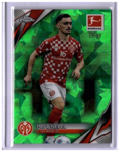 Paul Nebel 2024 Topps Chrome Sapphire Green /99