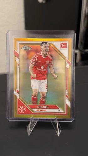 Paul Nebel 2025 Topps Chrome True Gold /50