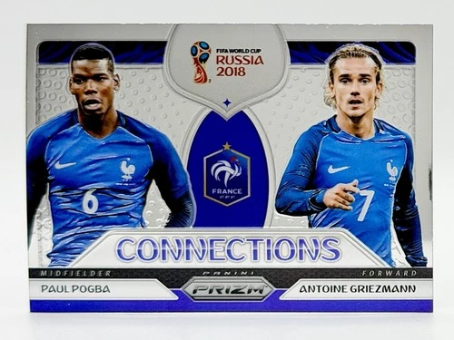 Paul Pogba / Antoine Griezmann 2018 Panini Prizm World Cup