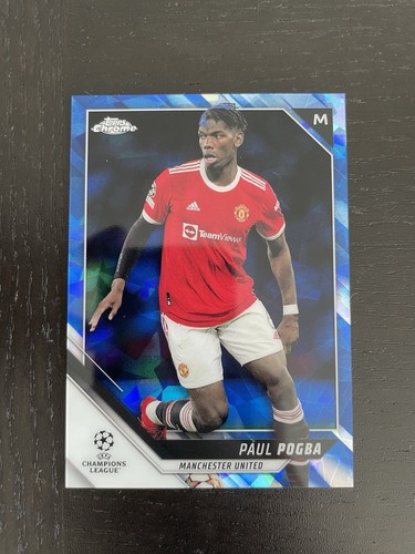 Paul Pogba 2021 Topps Chrome Sapphire