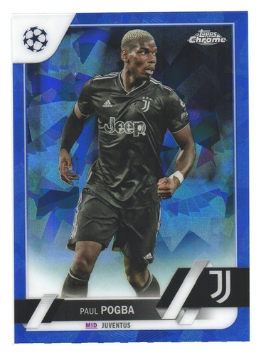 Paul Pogba 2022 Topps Chrome Sapphire