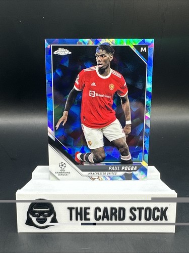 Paul Pogba 2021 Topps Chrome Sapphire Edition