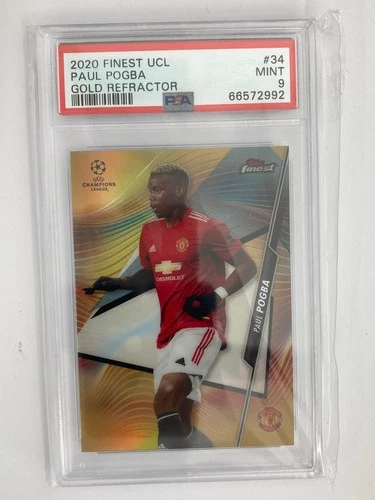 Paul Pogba 2021 Topps Finest Gold 09/50