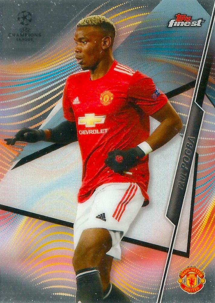 Paul Pogba 2020 Topps Finest UEFA 34