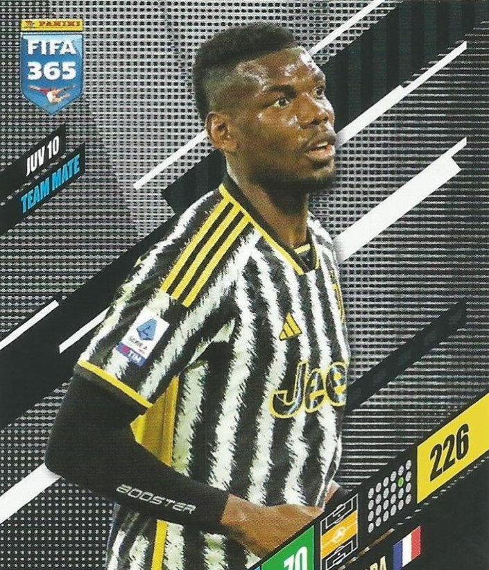 Paul Pogba 2024 Panini Adrenalyn XL FIFA 365