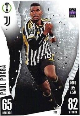 Paul Pogba 2023 Topps Match Attax UEFA Club Competitions