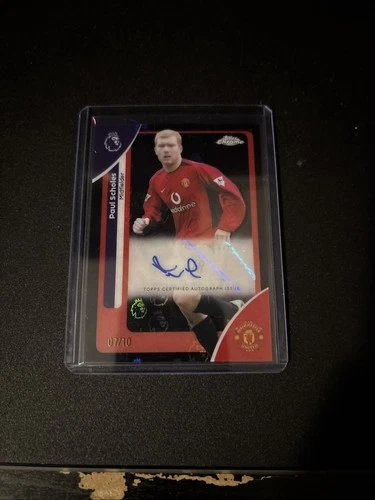 Paul Scholes 2026 Topps Chrome Premier League Logo Refractor /10