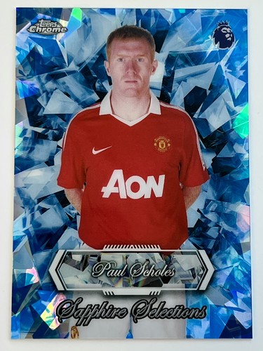 Paul Scholes 2026 Topps Chrome Premier League Sapphire