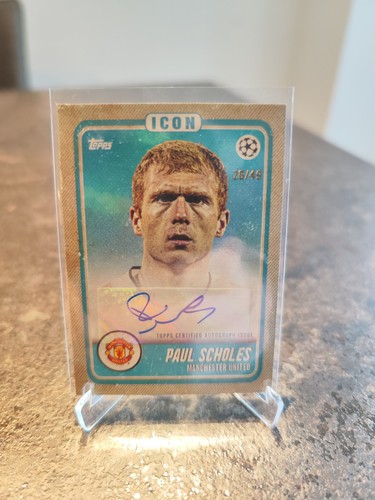 Paul Scholes 2022 Topps Curated /49