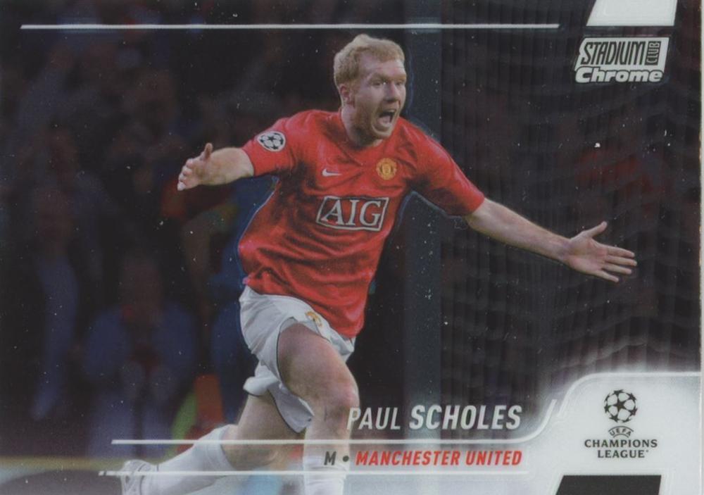 Paul Scholes 2021 Topps Stadium Club Chrome UEFA 62