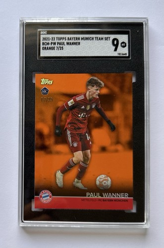 Paul Wanner 2021 Topps 2021-22 Topps Bayern Munich Orange /25