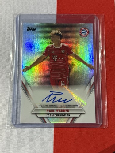 Paul Wanner 2023 Topps Bayern Team Set