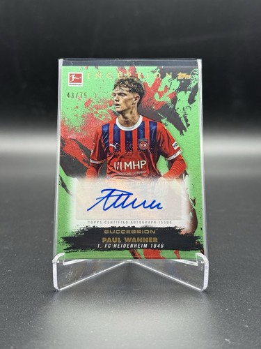 Paul Wanner 2024 Topps Bundesliga Inception /75