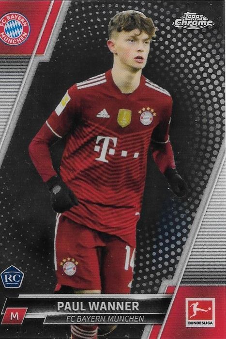 Paul Wanner 2021 Topps Chrome Bundesliga 46