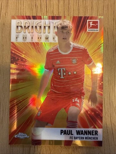 Paul Wanner 2022 Topps Chrome Bundesliga /50