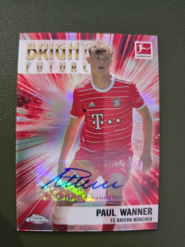 Paul Wanner 2023 Topps Chrome Bundesliga /57