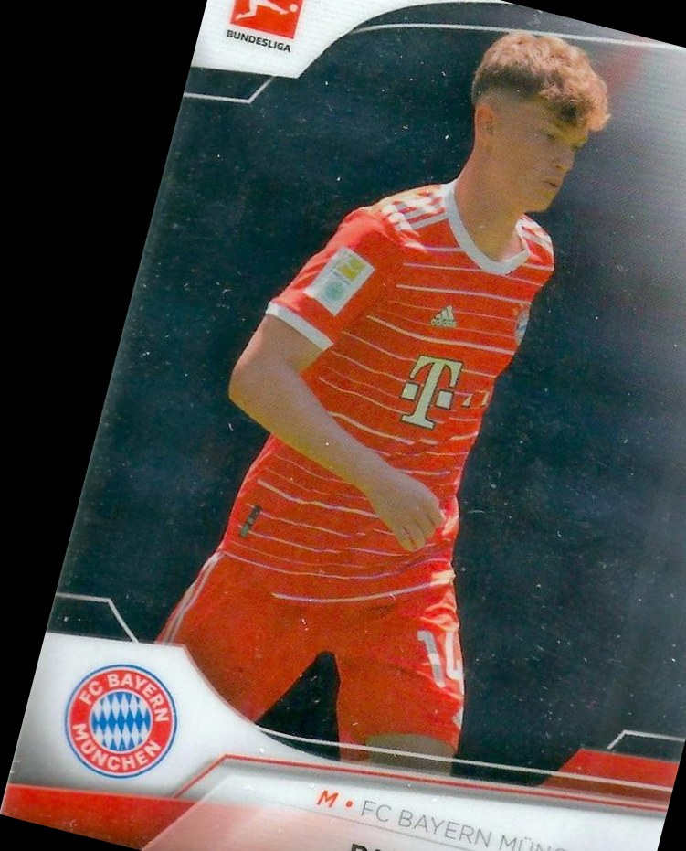Paul Wanner 2022 Topps Chrome Bundesliga 82