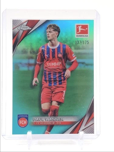 Paul Wanner 2024 Topps Chrome Bundesliga Aqua /175