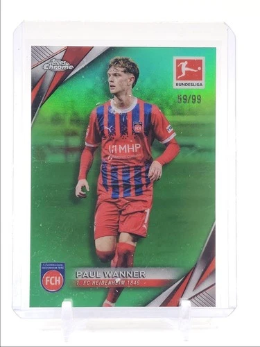 Paul Wanner 2024 Topps Chrome Bundesliga Green /99