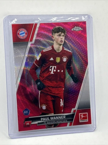 Paul Wanner 2021 Topps Chrome Bundesliga Magenta /399