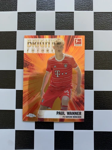 Paul Wanner 2022 Topps Chrome Bundesliga Orange /25