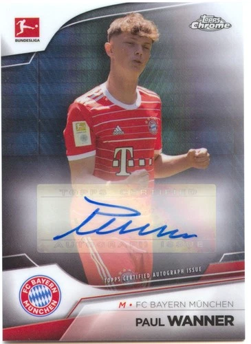 Paul Wanner 2023 Topps Chrome Bundesliga Prism Refractor /165