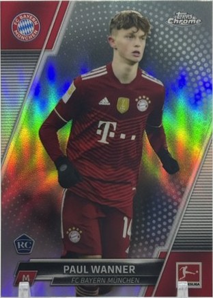 Paul Wanner 2021 Topps Chrome Bundesliga Refractor #46