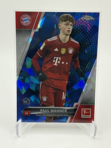 Paul Wanner 2021 Topps Chrome Bundesliga Sapphire Edition