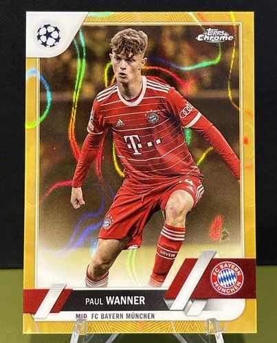 Paul Wanner 2022 Topps Chrome Gold Lava