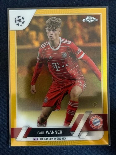 Paul Wanner 2023 Topps Chrome Gold Refractor /50