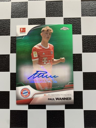 Paul Wanner 2023 Topps Chrome Green /99